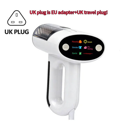 Handheld Steam Iron Household Garment Ironing Machine Strong Suction Dry Ironing Vacuum Steamer with Intelligent Handle Sensor