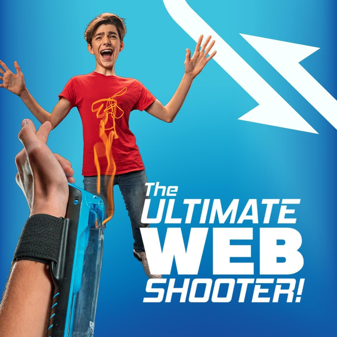 Aracna Glow-In-The-Dark Webshooter – Superhero String Launcher Toy for Kids, Teens & Adults – Patented, Reloading, Durable & Viral Web Shooting Action Toy for Endless Tricks & Epic Battles