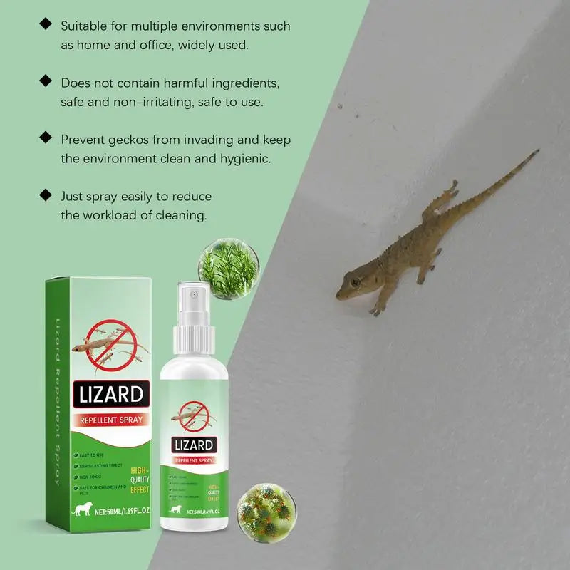 Rodents Repellents Indoor 50Ml Lizard Repellents Lavender Oil Gecko Spray Powerful Reptile Deterrening Pet Safe Repel Repeller