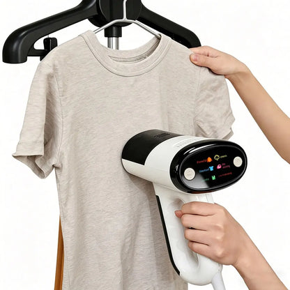 Handheld Steam Iron Household Garment Ironing Machine Strong Suction Dry Ironing Vacuum Steamer with Intelligent Handle Sensor