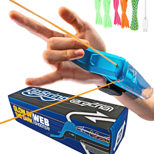 Aracna Glow-In-The-Dark Webshooter – Superhero String Launcher Toy for Kids, Teens & Adults – Patented, Reloading, Durable & Viral Web Shooting Action Toy for Endless Tricks & Epic Battles
