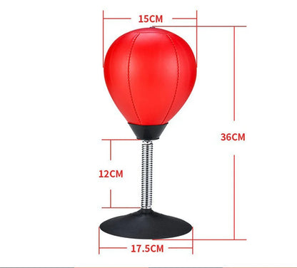 Desktop Boxing Ball Have Suction Cup Desk Punching Bag Boxing Equipment Kids and Adults Stress Relief Boxing Practice Exercise