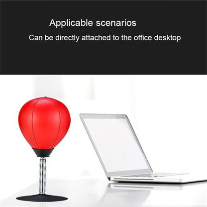 Desktop Boxing Ball Have Suction Cup Desk Punching Bag Boxing Equipment Kids and Adults Stress Relief Boxing Practice Exercise