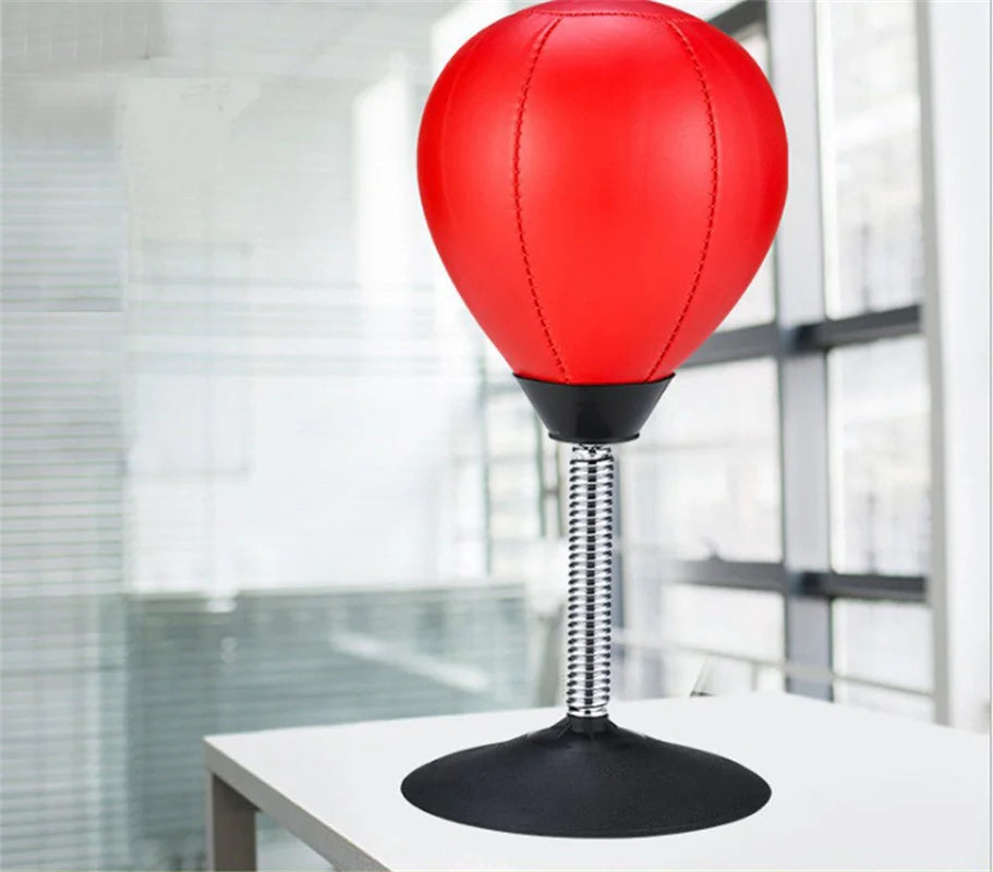 Desktop Boxing Ball Have Suction Cup Desk Punching Bag Boxing Equipment Kids and Adults Stress Relief Boxing Practice Exercise