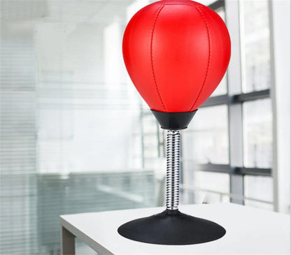 Desktop Boxing Ball Have Suction Cup Desk Punching Bag Boxing Equipment Kids and Adults Stress Relief Boxing Practice Exercise