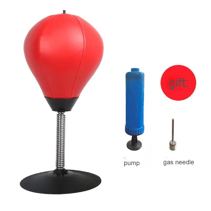 Desktop Boxing Ball Have Suction Cup Desk Punching Bag Boxing Equipment Kids and Adults Stress Relief Boxing Practice Exercise