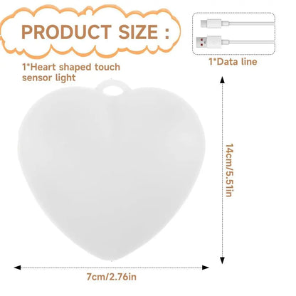 1/2PCS Purse Heart LED Light Handbag Lamp Automatic Motion Activated Purse Heart Shaped Night Light for Women Bah Purse Charm