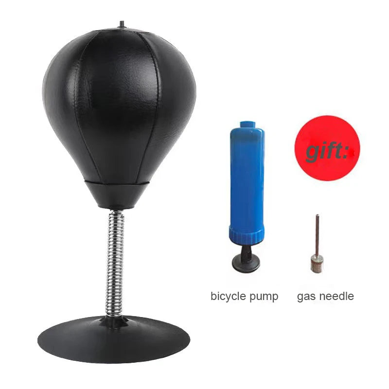 Desktop Boxing Ball Have Suction Cup Desk Punching Bag Boxing Equipment Kids and Adults Stress Relief Boxing Practice Exercise